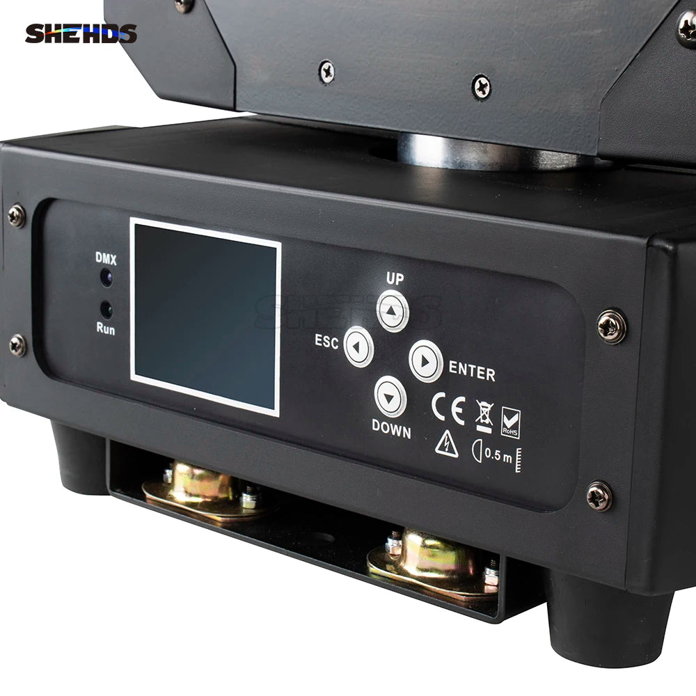 SHEHDS LED Beam Spot 200W 2IN1 Lighting Moving Head Light DMX Disco Led Light  Part DJ Luz Projetor