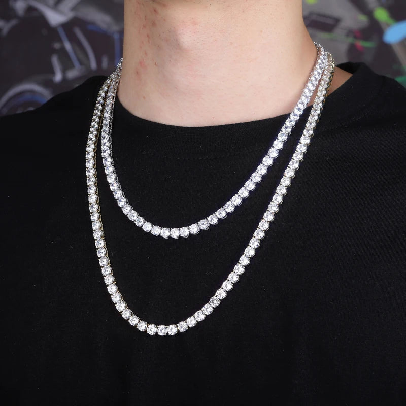 Chain Necklace Gold Silver Hip Hop Jewelry