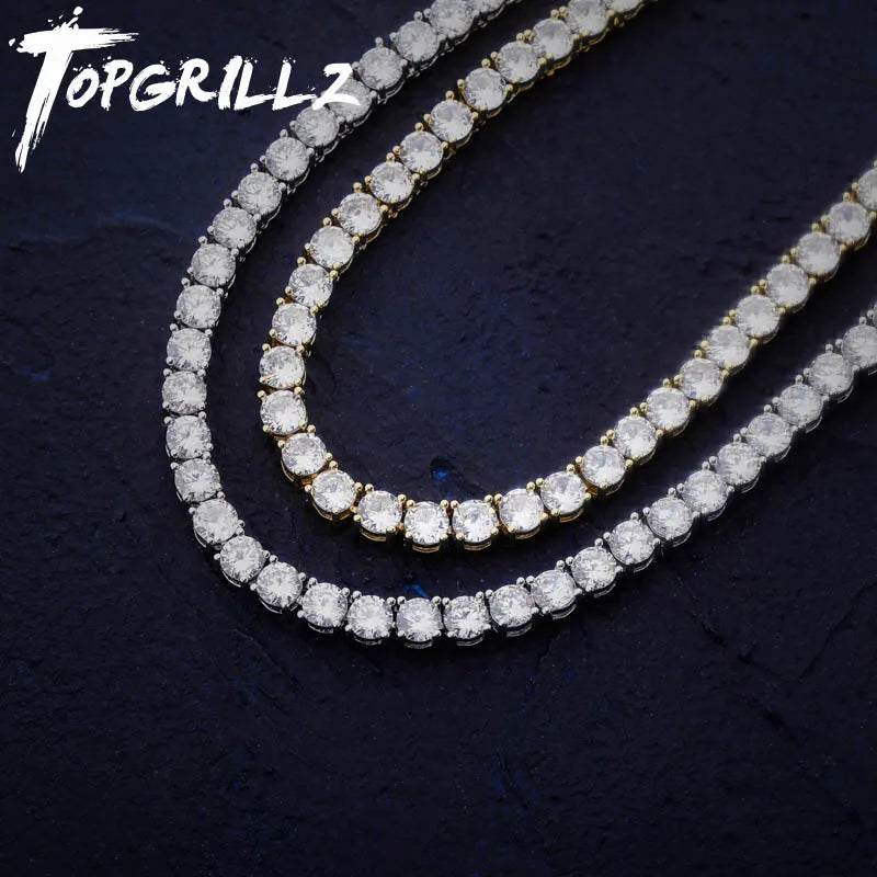 Chain Necklace Gold Silver Hip Hop Jewelry