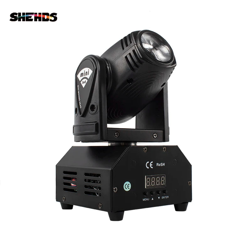 SHEHDS 4PCS Fast Shipping 10W RGBW Mini Led Beam Moving Head Light DJ Bar Concert Professional Stage Equipment