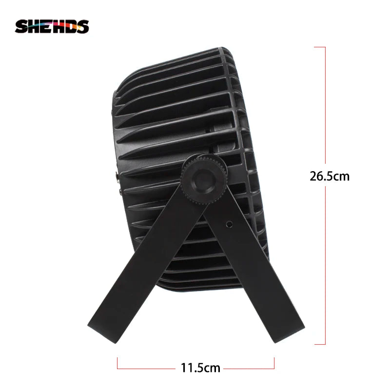 Aluminum Alloy LED Par 18x18W RGBWA+UV Lights 6in1 LED Lighting DMX512 Disco Light Professional Stage Dj Equipment Fast Shipping