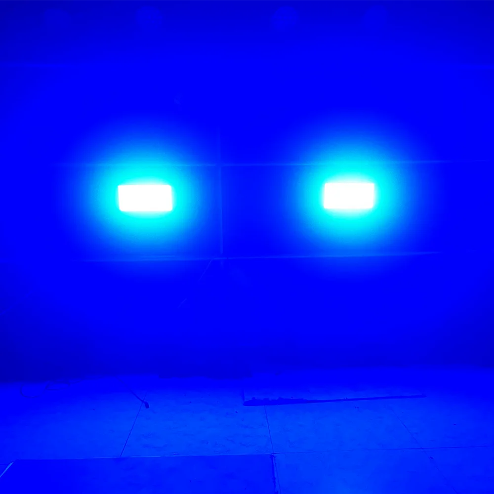 200W LED RGBW 4in1 48 Partition Strobe Light White 8000K DMX Super Bright Dj Wash Bar Strobe Stage Lighting Effects