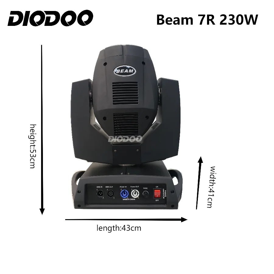 0Tax 1-12PCS Lyre Sharpy Led Beam 230W 7R Moving Head Light Case For Disco Party DJ Stage DMX512 Prism Beam 7R 230W Stage Lamp