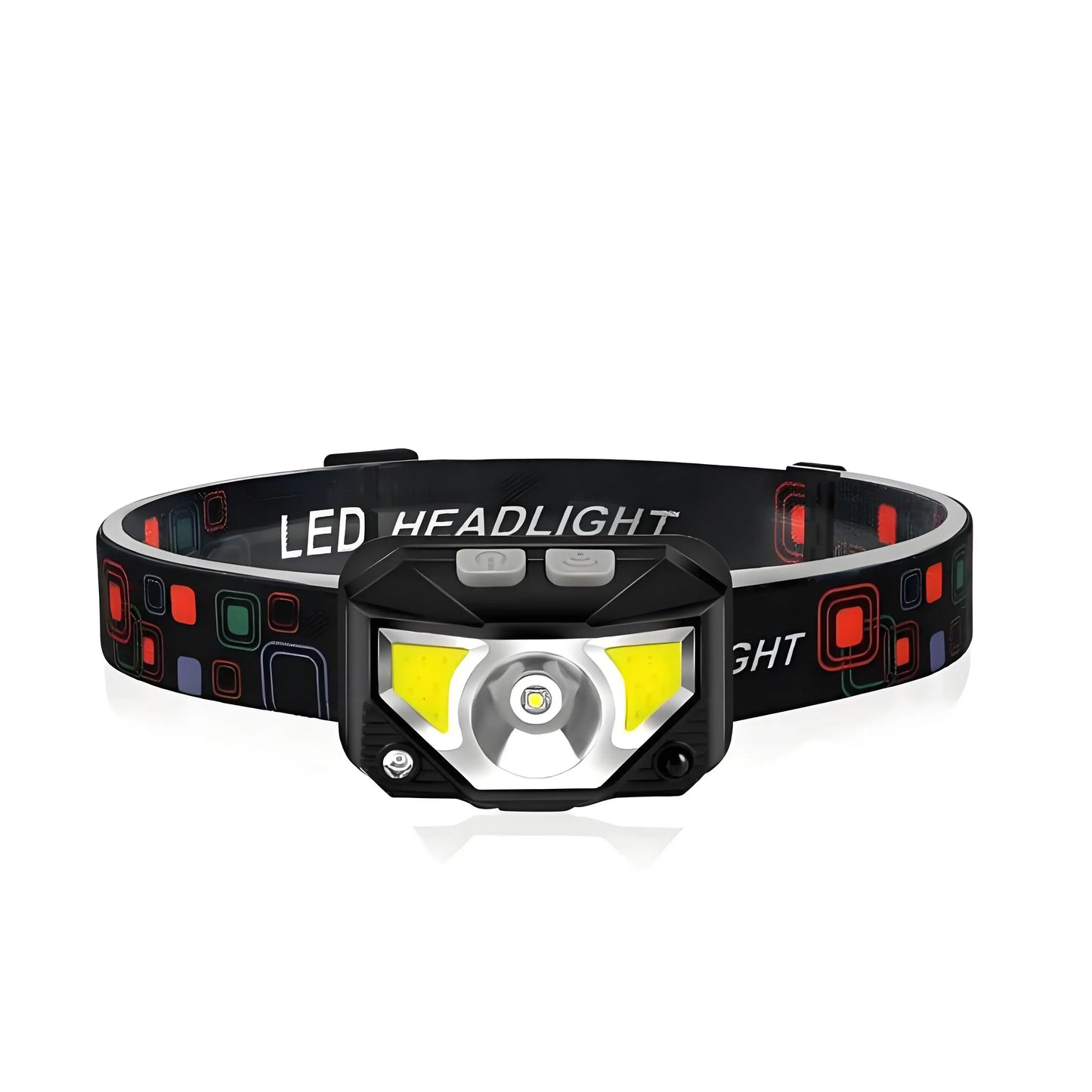 USB Rechargeable LED Headlamp - Waterproof Red Light for Night Fishing & Outdoor Activities