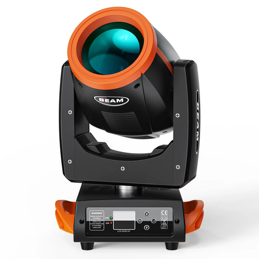 U'King 230W 7R Beam Moving Head Light DMX512 16/20CH Professional Stage Lighting Rainbow Effect Light for DJ Disco Party Club