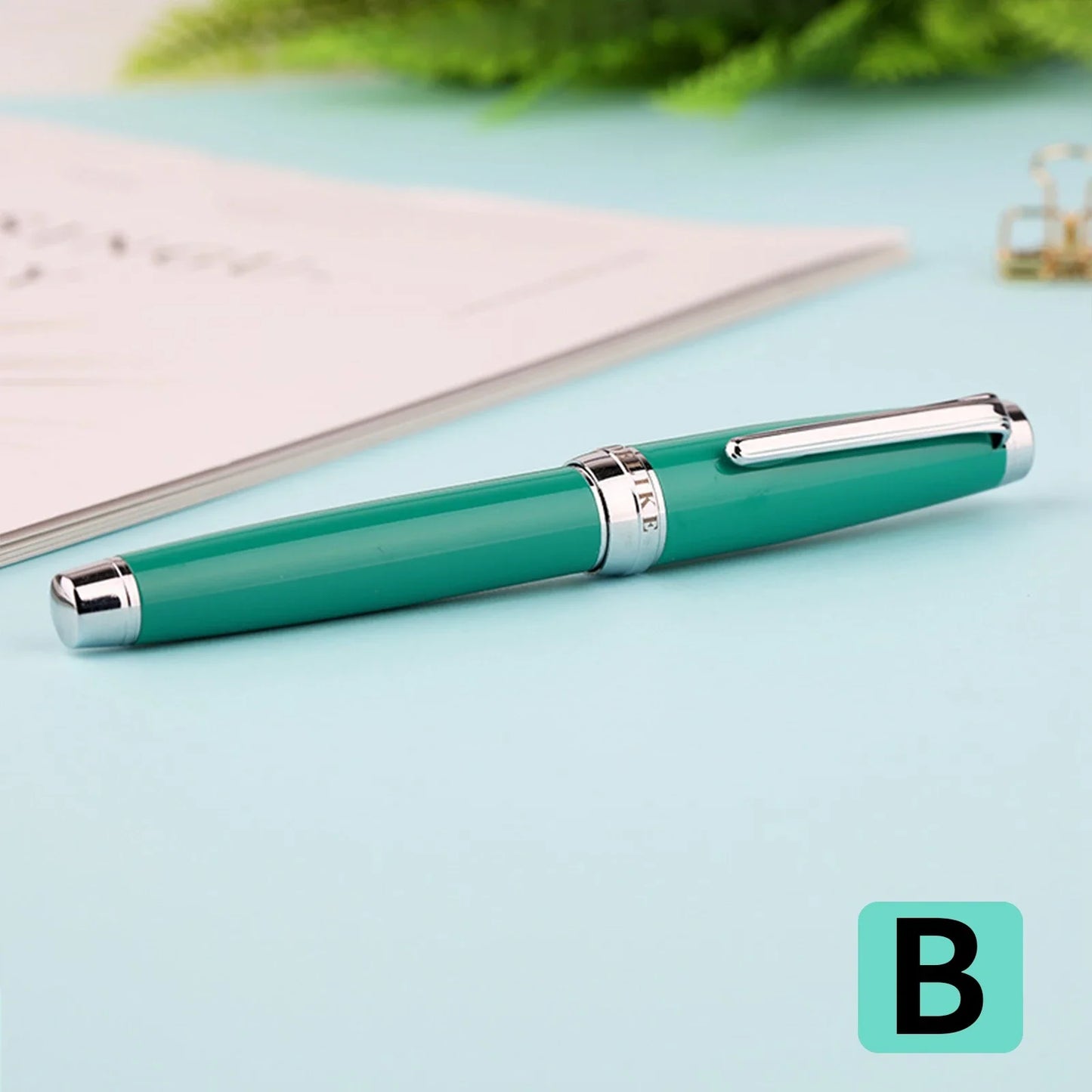 New Moon 3 Metal Fountain Pen molandi Color Korean Students' Writing Practice ink Pens office school supplies exquisite gift pen