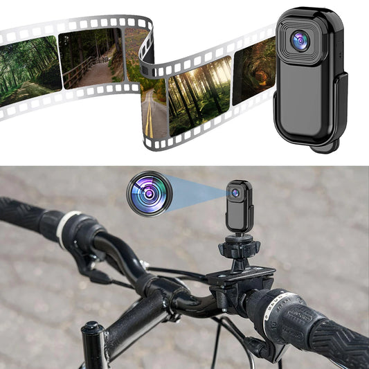 HD 1080P Mini Camera 140 Degree Wide Angle Back Clip VCR