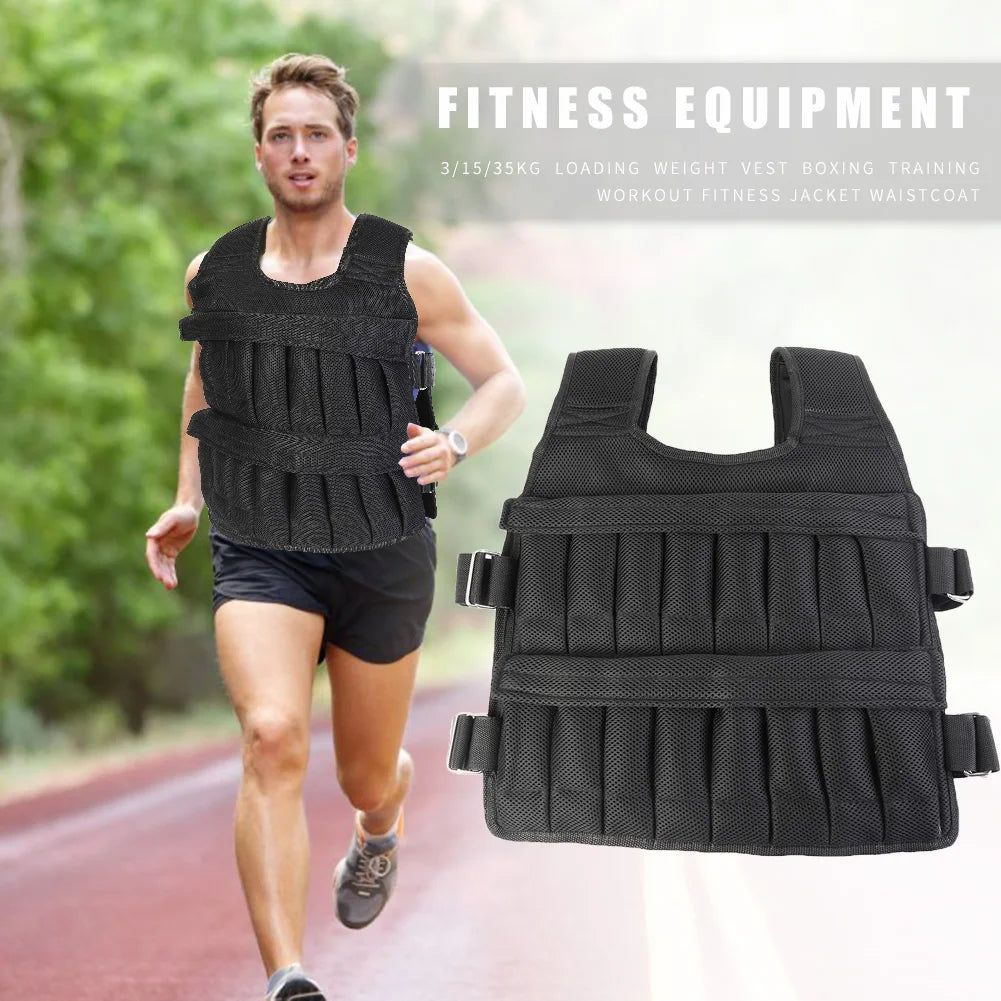 Loading Weight Vest Jacket with Sand