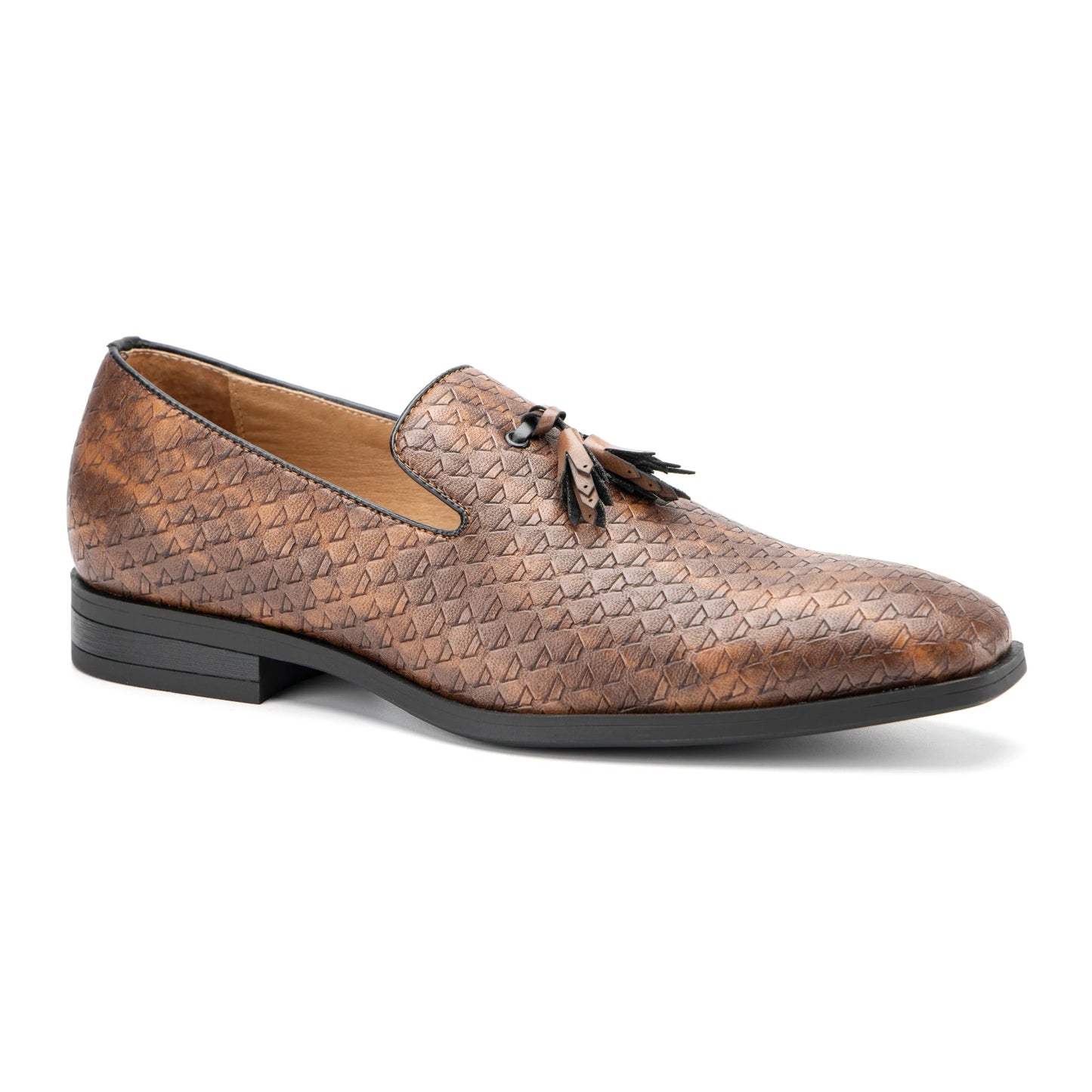 Meijiana Mens Leather Loafers Slip On Formal Dress Shoes
