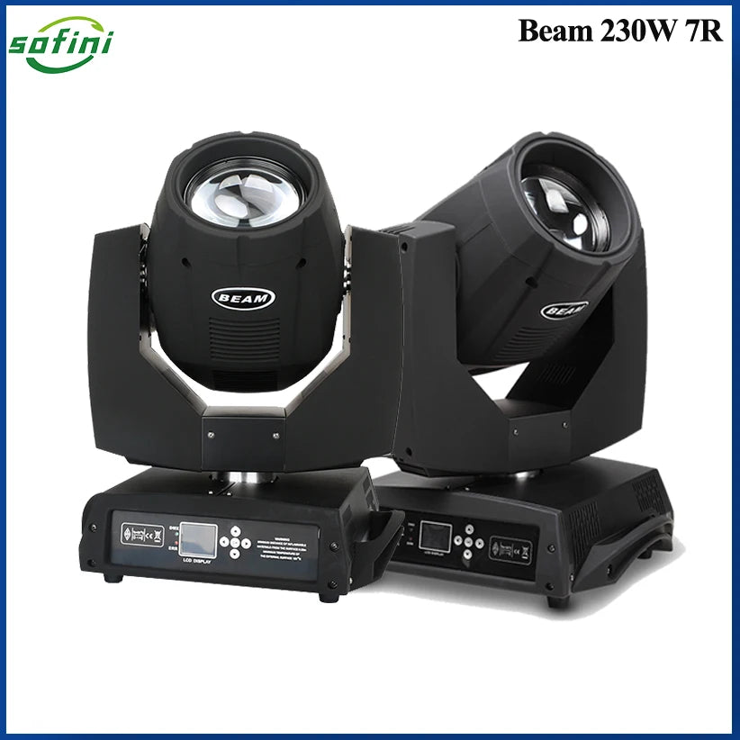 Lyre Beam 230W 7R Moving Head Stage Light Sharpy Gobo Dj Lights With 16Chs Dmx Control Good For Disco Bar Show
