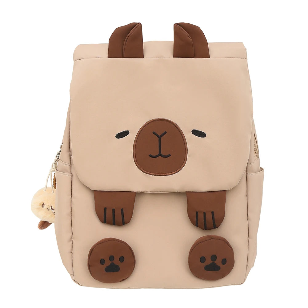 Cartoon Squirrel Backpack Cute Animal School Bag High-Capacity Laptop Bags Kawaii Book Bags Nylon Knapsack Daypack for Travel