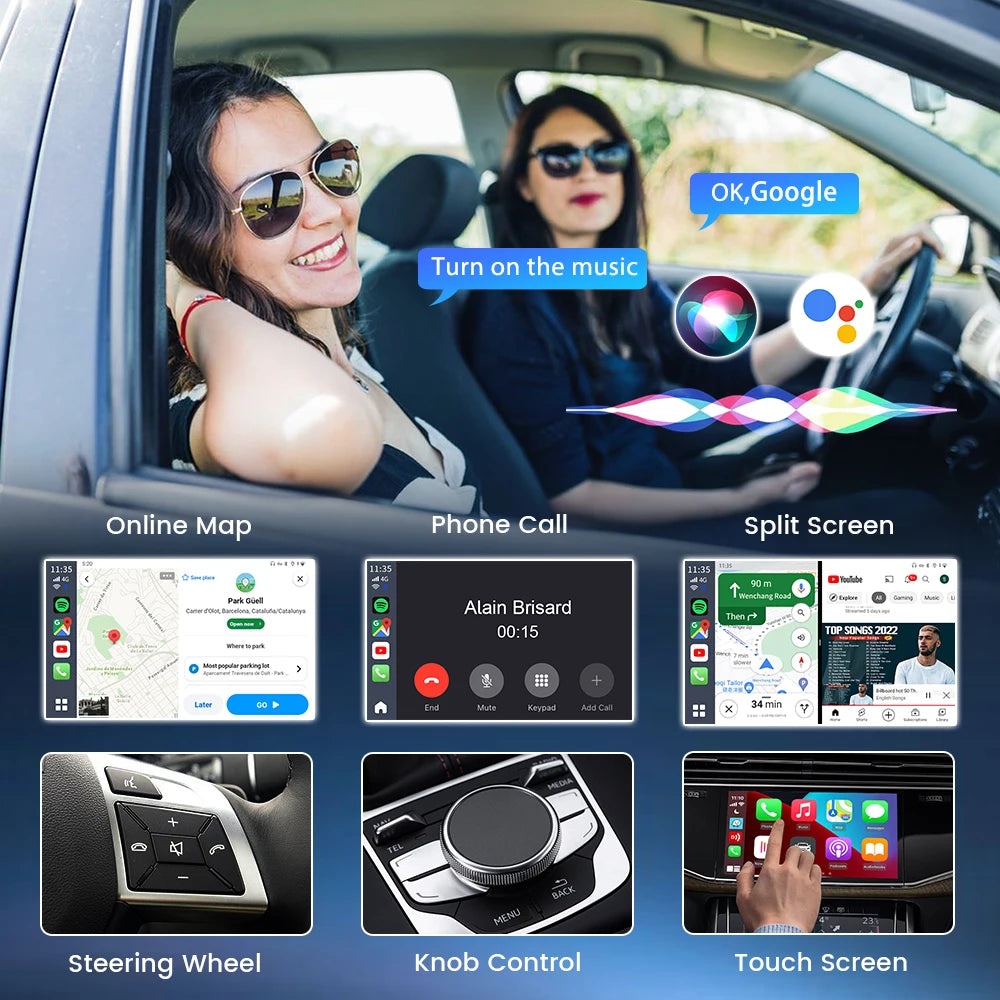 CarlinKit 8G+128G Android 13 CarPlay AI Box Upgrade