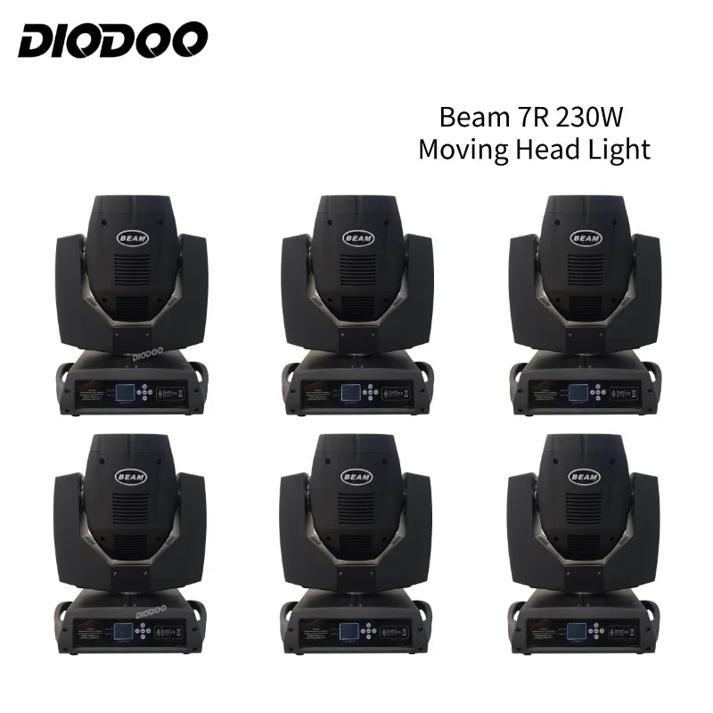 0Tax 1-12PCS Lyre Sharpy Led Beam 230W 7R Moving Head Light Case For Disco Party DJ Stage DMX512 Prism Beam 7R 230W Stage Lamp