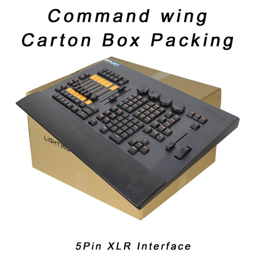 Command wing Controller Connect Lastest Version Software For Stage Lighting DMX Moving Head Lighting 2048 Parameters Fader Wing