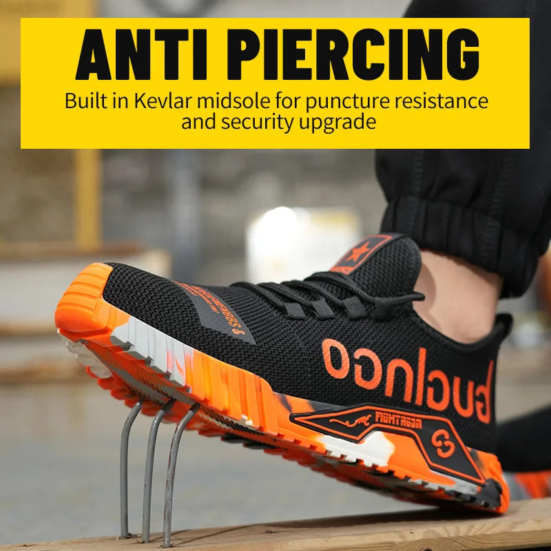Department Name Anti Smash Safety Shoes Soft Sole Protection