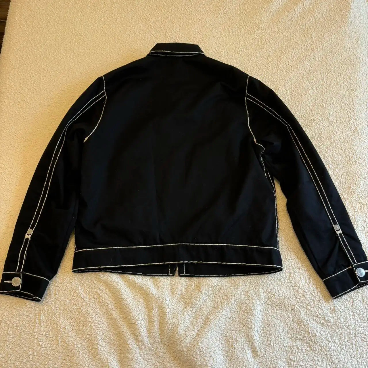 Retro Y2k Denim Leather Jacket Thickening Men Clothing
