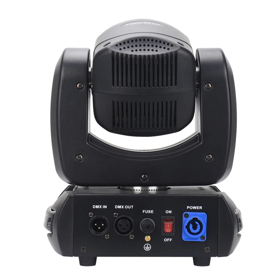 No Tax 4Pcs 100W LED Moving Head Beam Spot Stage Effect Lighting For DJ Disco Wedding Nightclube Party DMX Sound Professional