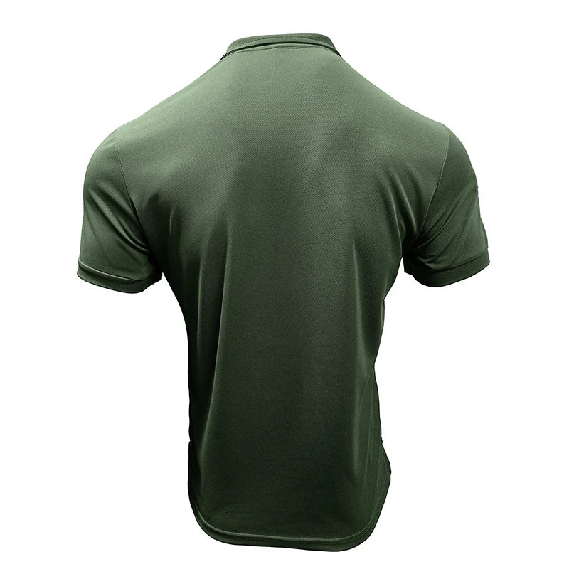 Men s Casual Short Sleeve Button Down Shirt with Turn-down Collar Solid Color Summer Top for Daily Wear and Outings