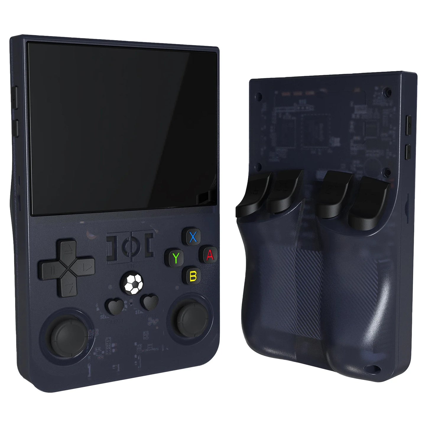 R36S RPO Retro 128G Handheld Game Console Linux System 3.5 Inch IPS Screen Portable Pocket Video Player 64GB 128GB Games