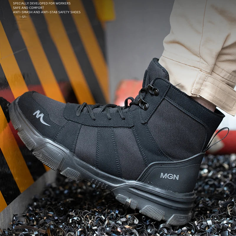 Durable Safety Boots Steel Toe Shoes For Men And Women