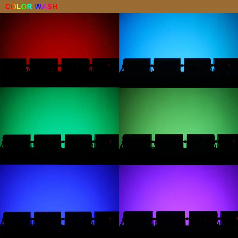 Kinusdjs LED Strobe RGBW LEDs 8+8 Segment Strobe Flash Light Professional DJ Disco Party Club KTV Concert Stage Lighting