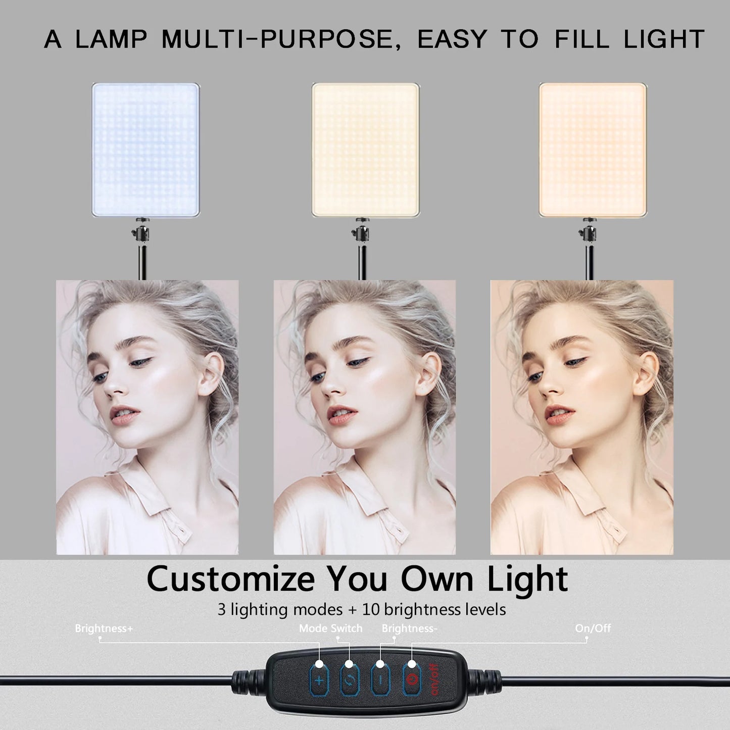 LED Video Lights Conference Photography Lighting Selfie Lamp