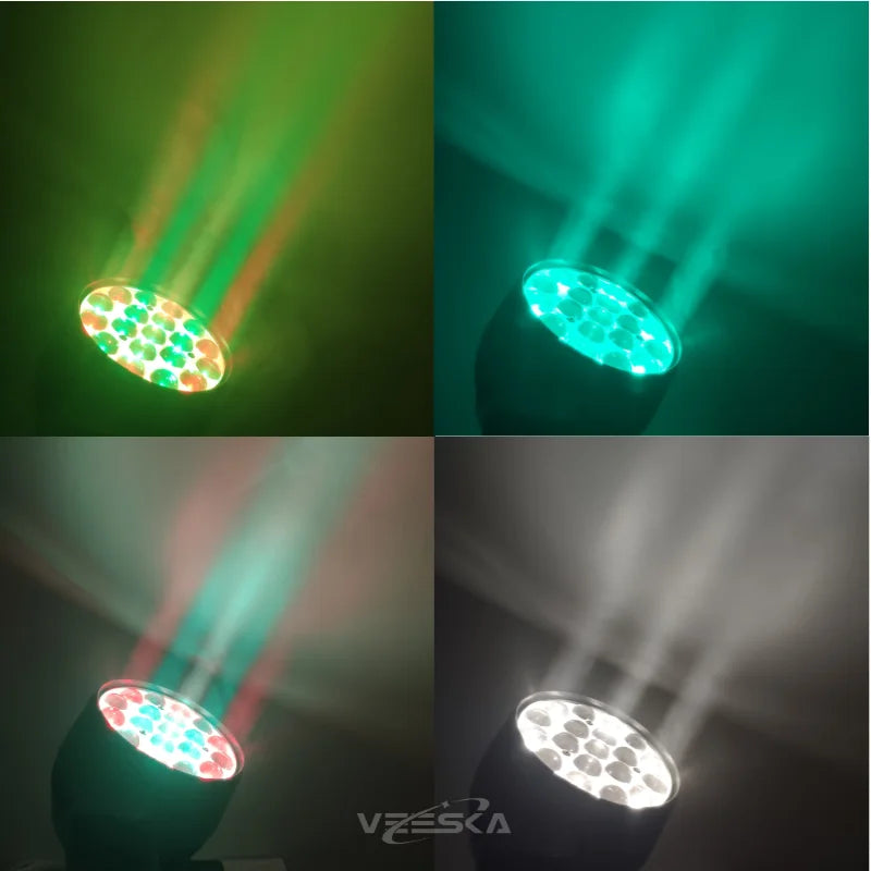 1-10PCS 19X15W Beam Wash Moving Head LED Zoom Lyre Wash Light RGBW Beam Effcect For Dj Light Wedding Party Show flight box