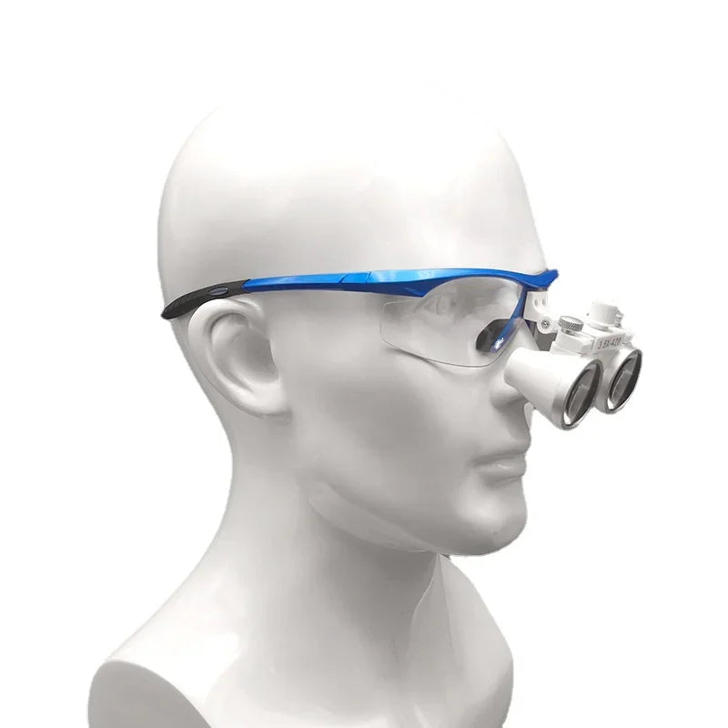 Dental Loupes With Light Professional Magnifying Glasses for Precision Work 2.5X/3.5X 420 Mm Led Head Magnifier Surgical Focus