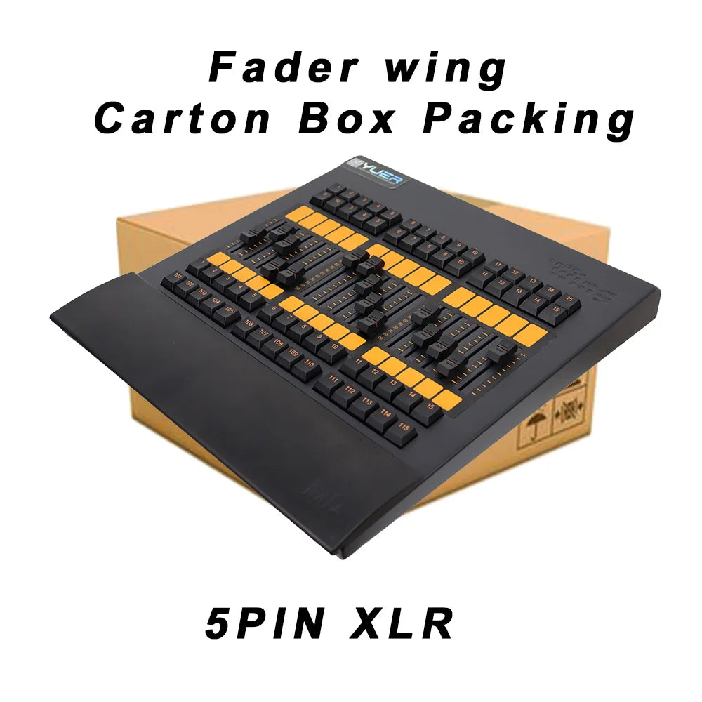 Command wing Controller Connect Lastest Version Software For Stage Lighting DMX Moving Head Lighting 2048 Parameters Fader Wing