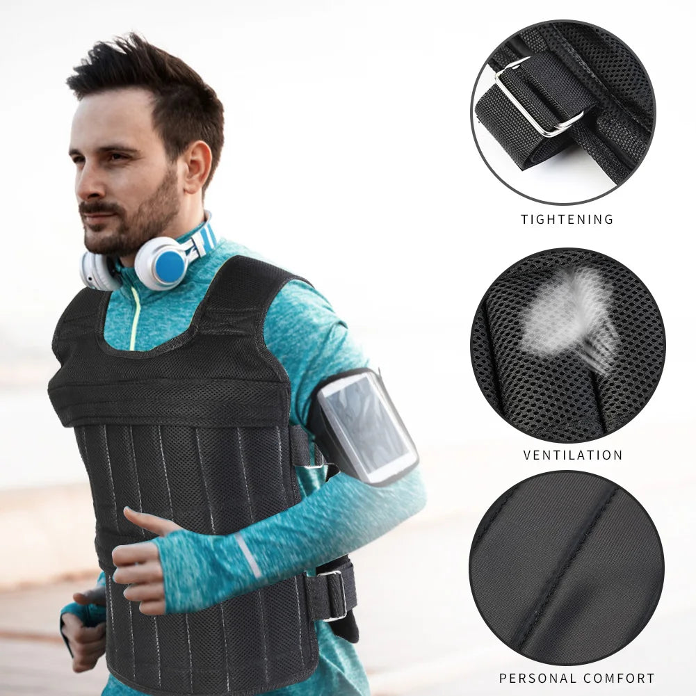 Loading Weight Vest Jacket with Sand