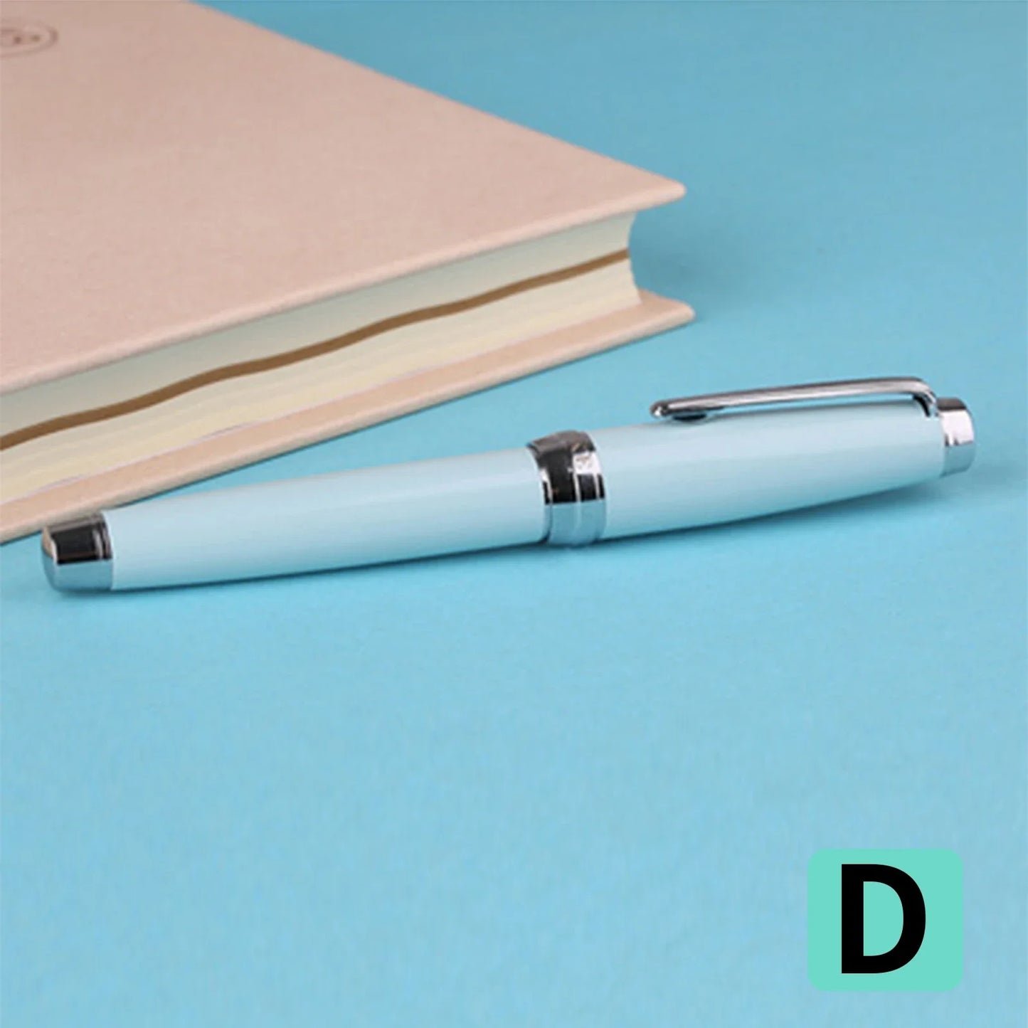 New Moon 3 Metal Fountain Pen molandi Color Korean Students' Writing Practice ink Pens office school supplies exquisite gift pen
