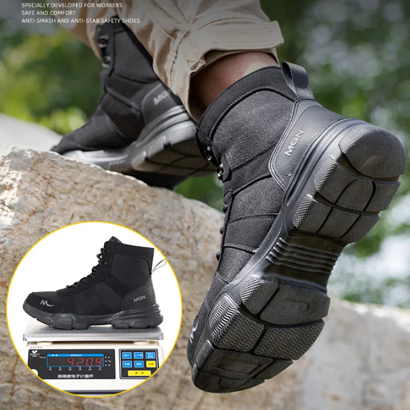 Durable Safety Boots Steel Toe Shoes For Men And Women