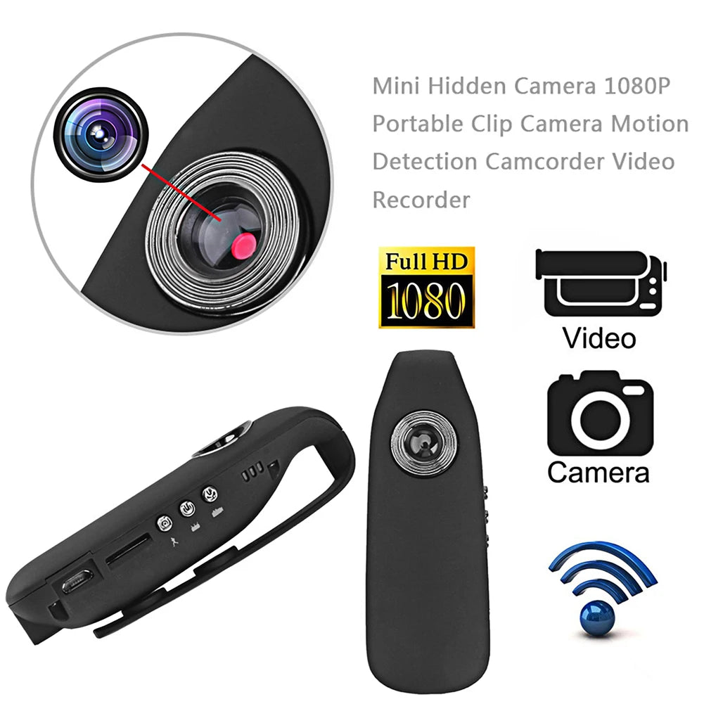 Mini Camera Video Audio Recording Cycling Video Recorder Motion Activate Portable Pocket Body Cams High Speed Police Body Camera