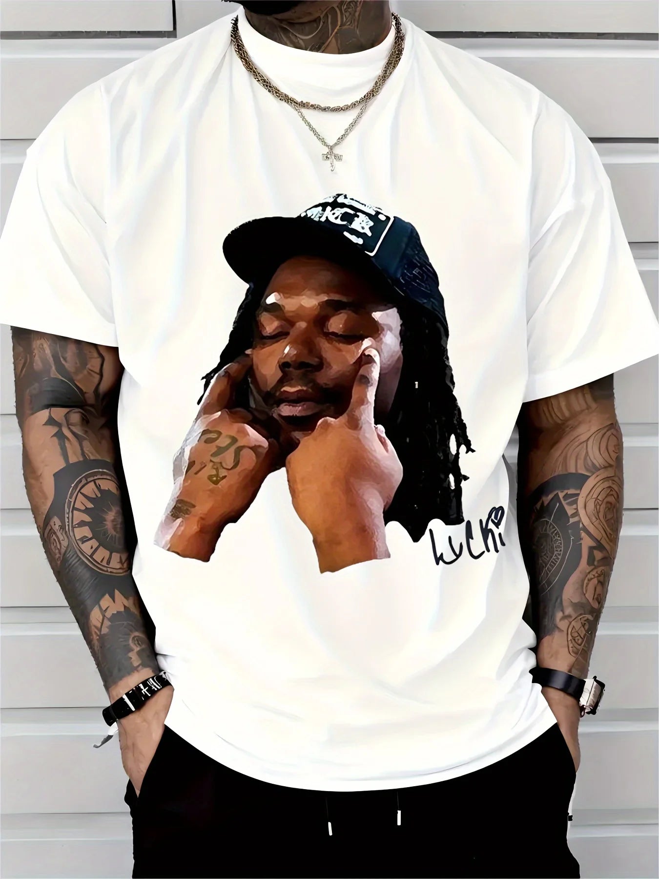 Lucki Fashion Trend Men's T-Shirt - Comfortable Summer Everything Tee