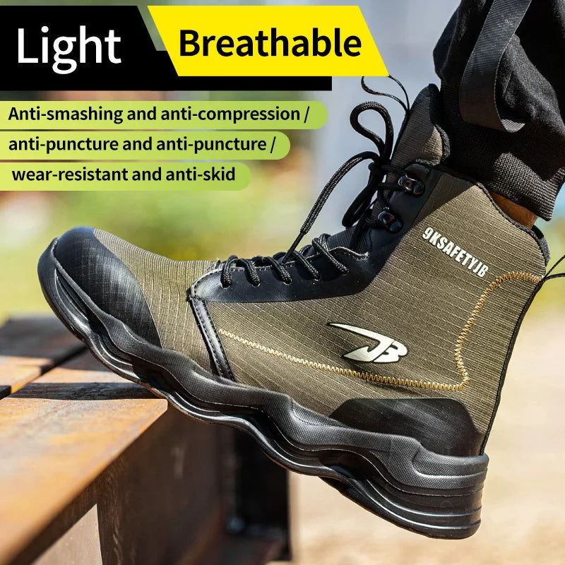 Breathable Safety Shoes Anti Smash and Puncture for Men