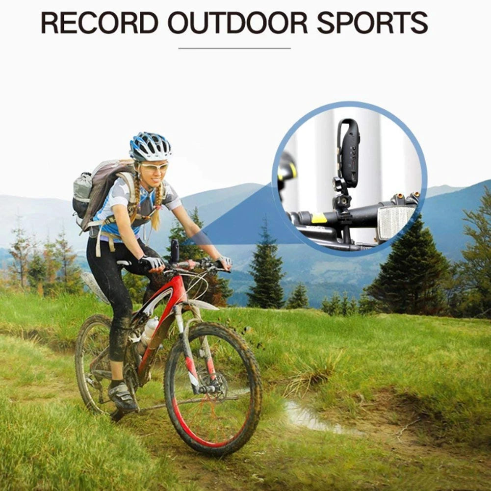 Portable Back Clip Camera HD Micro Cam Pocket Video Recorder Motion Detection for Outdoor Sport Interview Class Meeting