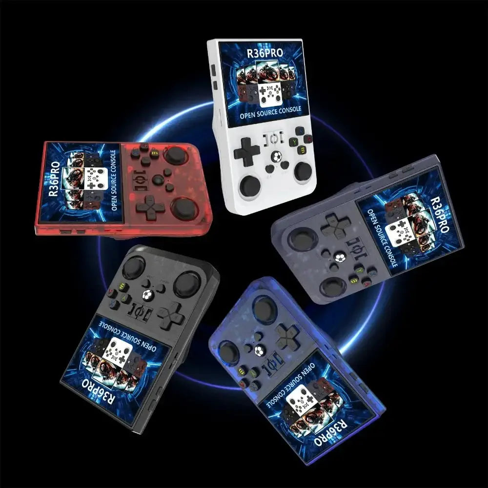 R36S RPO Retro 128G Handheld Game Console Linux System 3.5 Inch IPS Screen Portable Pocket Video Player 64GB 128GB Games
