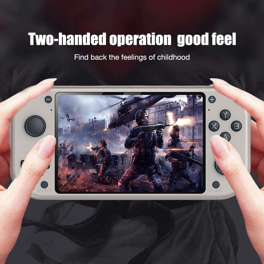 M17 Retro Game Portable Game Console 4.3 Inch 480*272 LCD Screen Mini Handheld Video Game Console Emuelec 25 Emulators