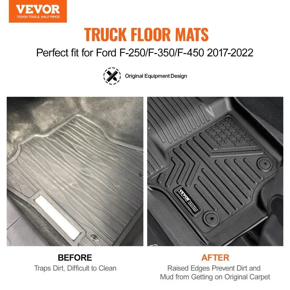 Floor Mats Ford F-250 /F-350/F-450 2017-2022 3 pcs