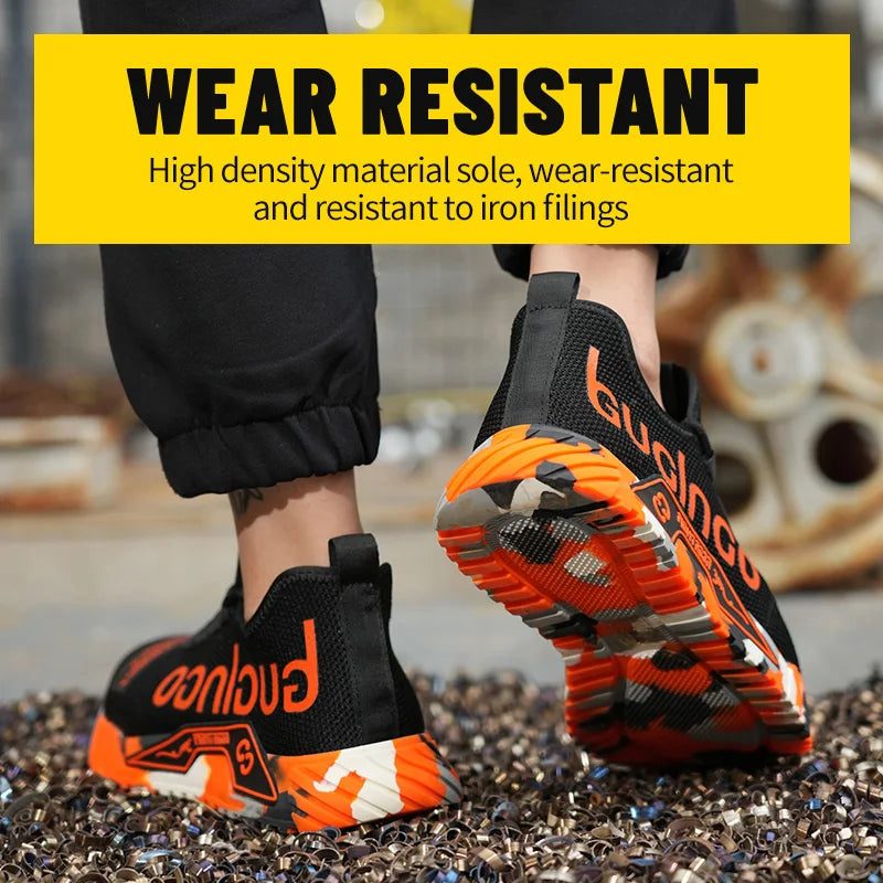Department Name Anti Smash Safety Shoes Soft Sole Protection