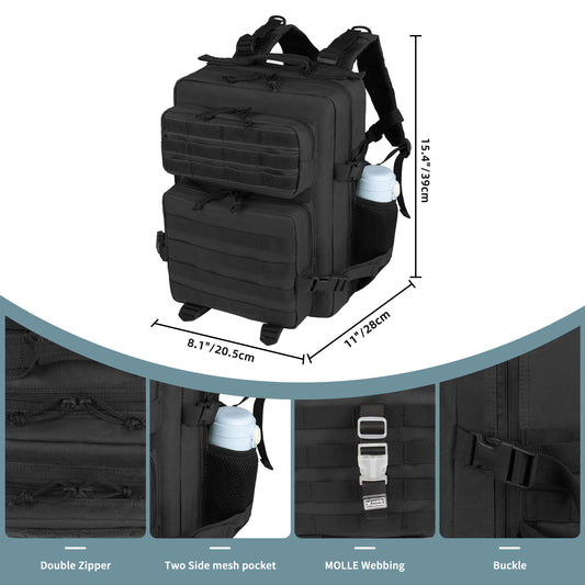 School Bags Large Capacity Mens Waterproof Backpack Simple Multilayer 25L Men Tactical Backpack Softback Outdoor