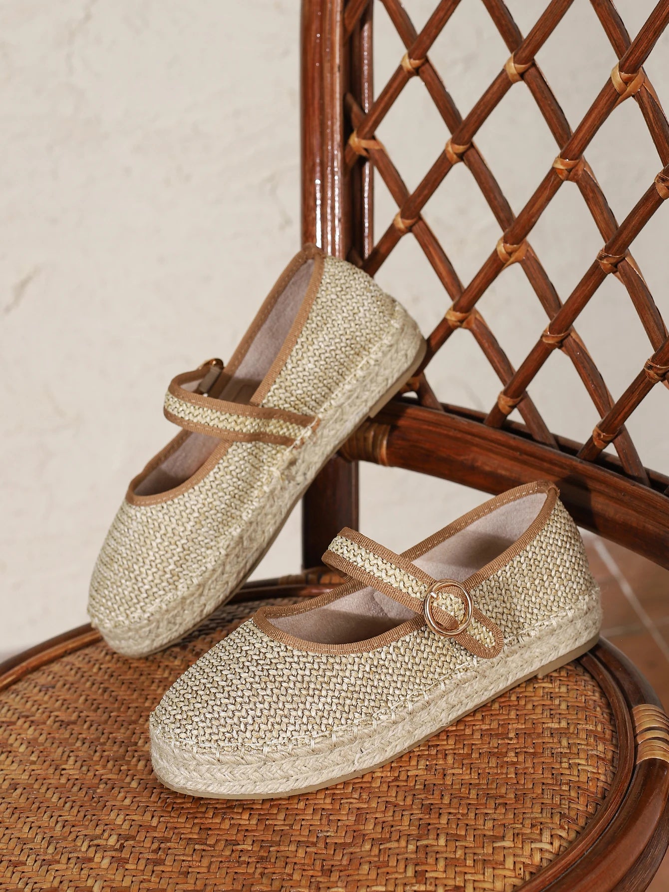 Women's DEMURE Hook and Loop Mary Jane Shoes - Cushioned Footbed, Summer-Ready Design, Textured Upper