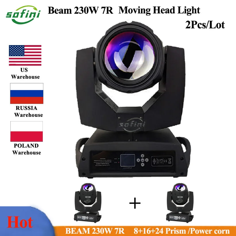 Beam 230 7R Moving Head Beam Sharpy 7R 230W Lyre Beam Light  For DJ Disco Stage Beam light Nightclub Parties Show Flightcase