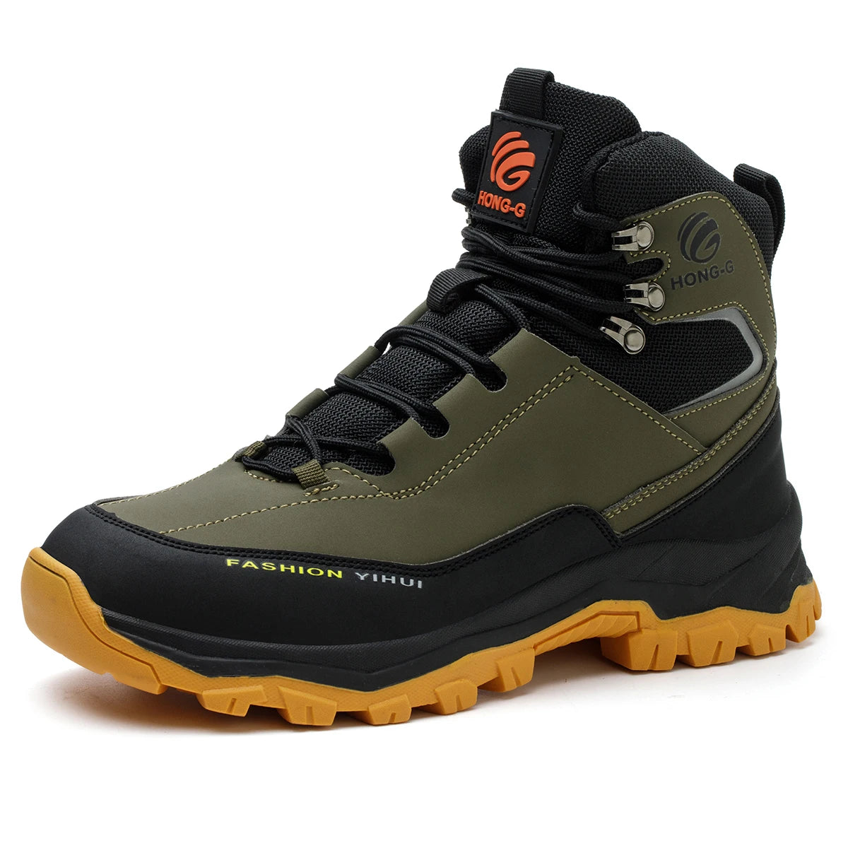 Kankeirr Safety Shoes Men Steel Toe Work Boots Durable