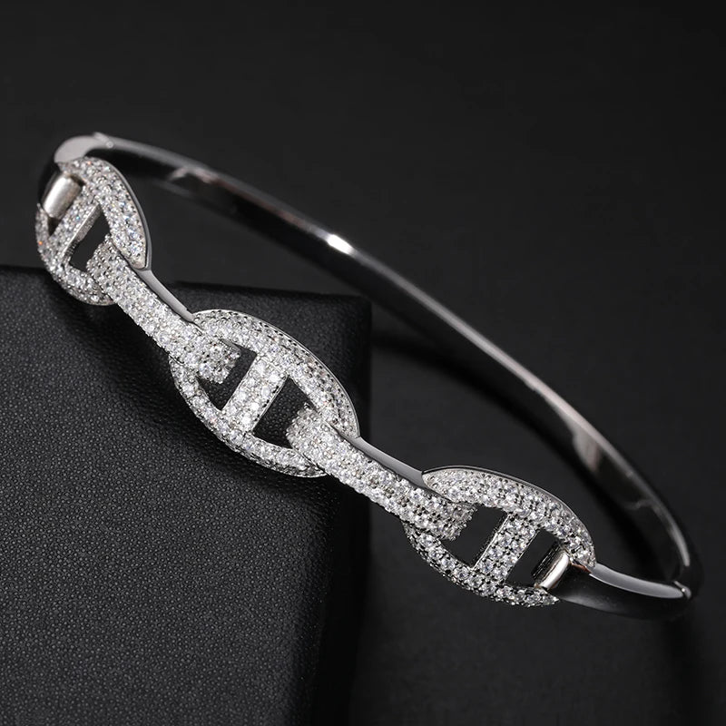 Luxury Bracelet Necklace Moissanite Chains Jewelry