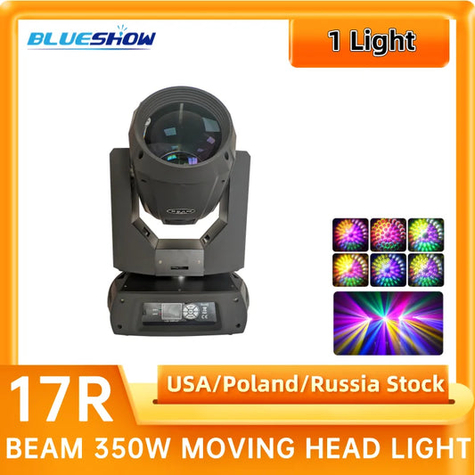 Sharpy Beam 350W 17r Moving Head Light LED Moving Head Lighting Beam Spot Wash Stage Lights Flight Case Only
