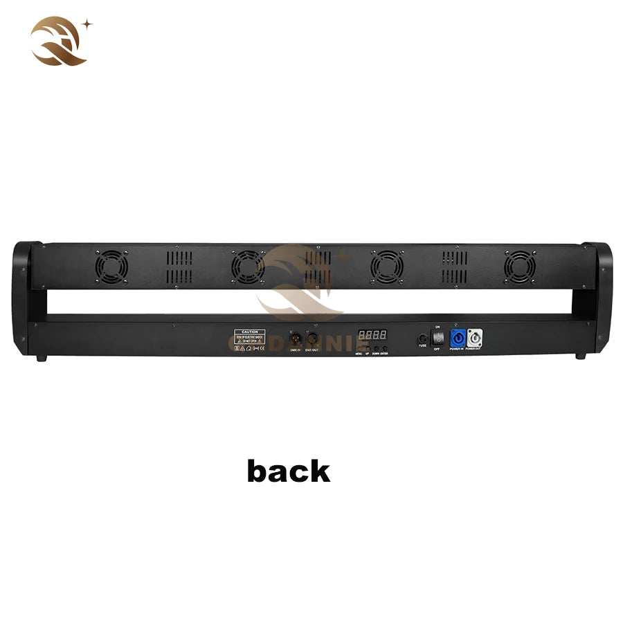LED 10x40W RGBW 4in1 Beam  Moving Head  Light With Flightcase DMX512 DJ Projector Lights For Bar Party KTV Christmas Effect Lamp