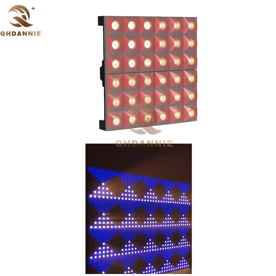 LED 36x3W RGB Blinder Matrix Beam DMX512 Stage Effect Light With Flightcase  For DJ Disco Party Dance Floor Clubs And Wedding