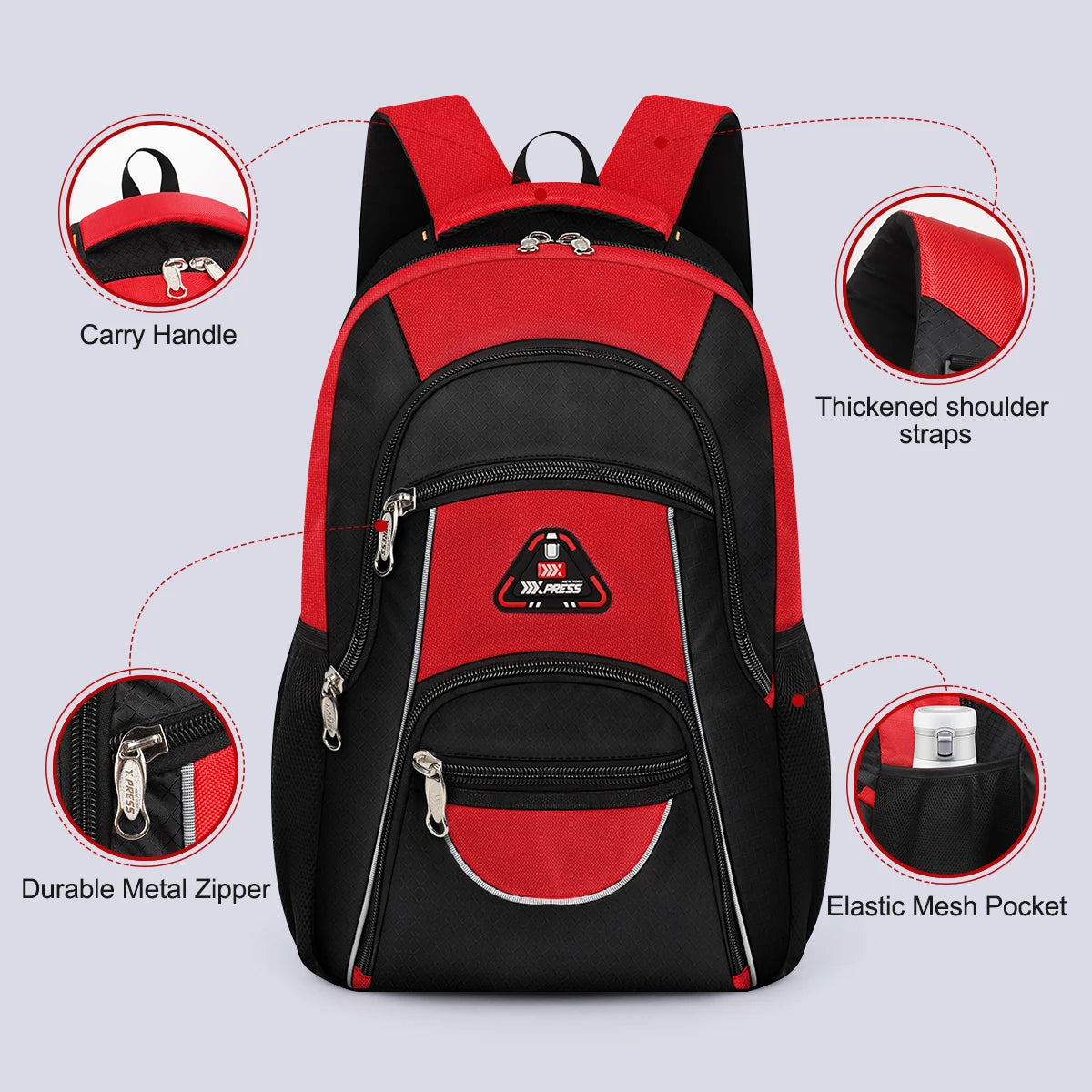 50L Extra Large Backpack Travel,18.4" Laptop Backpack Casual Rucksack For Male Women College School Bags