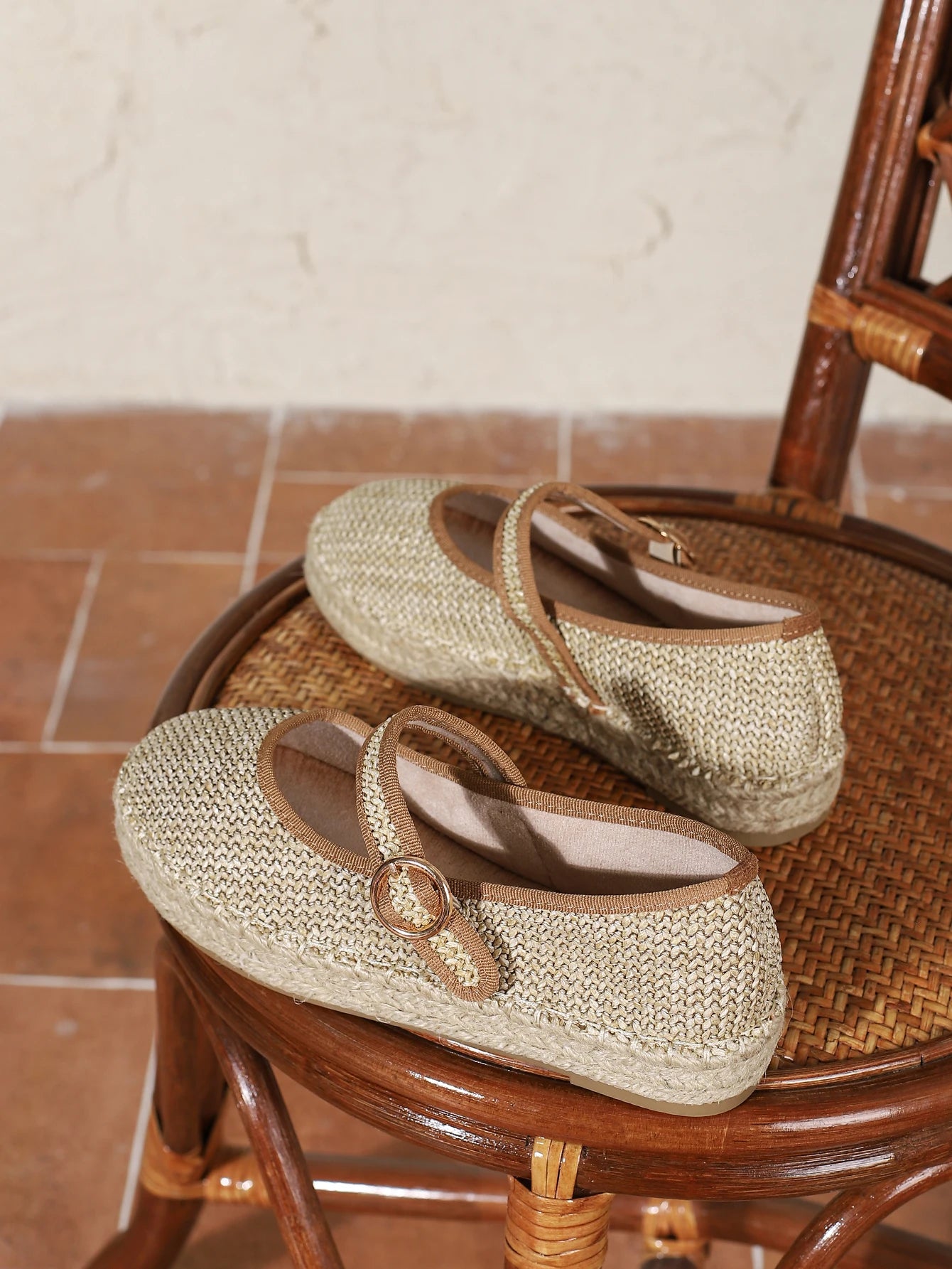 Women's DEMURE Hook and Loop Mary Jane Shoes - Cushioned Footbed, Summer-Ready Design, Textured Upper
